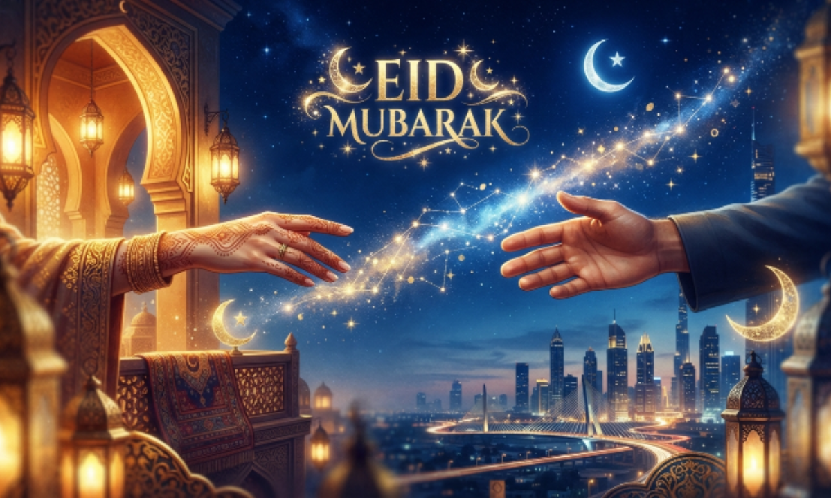 Eid Mubarak Wishes for Husband in Abroad