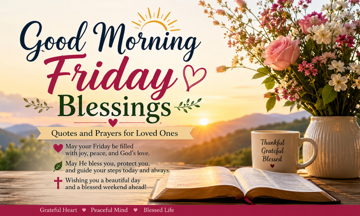 Good Morning Friday Blessings Quotes and Prayers
