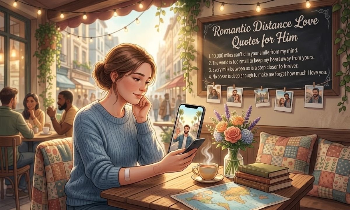 Romantic Distance Love Quotes for Him