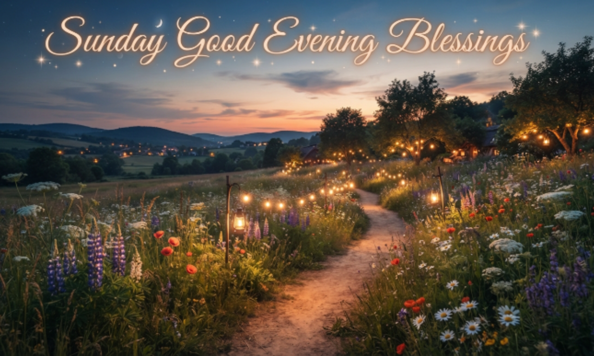 Sunday Good Evening Blessings