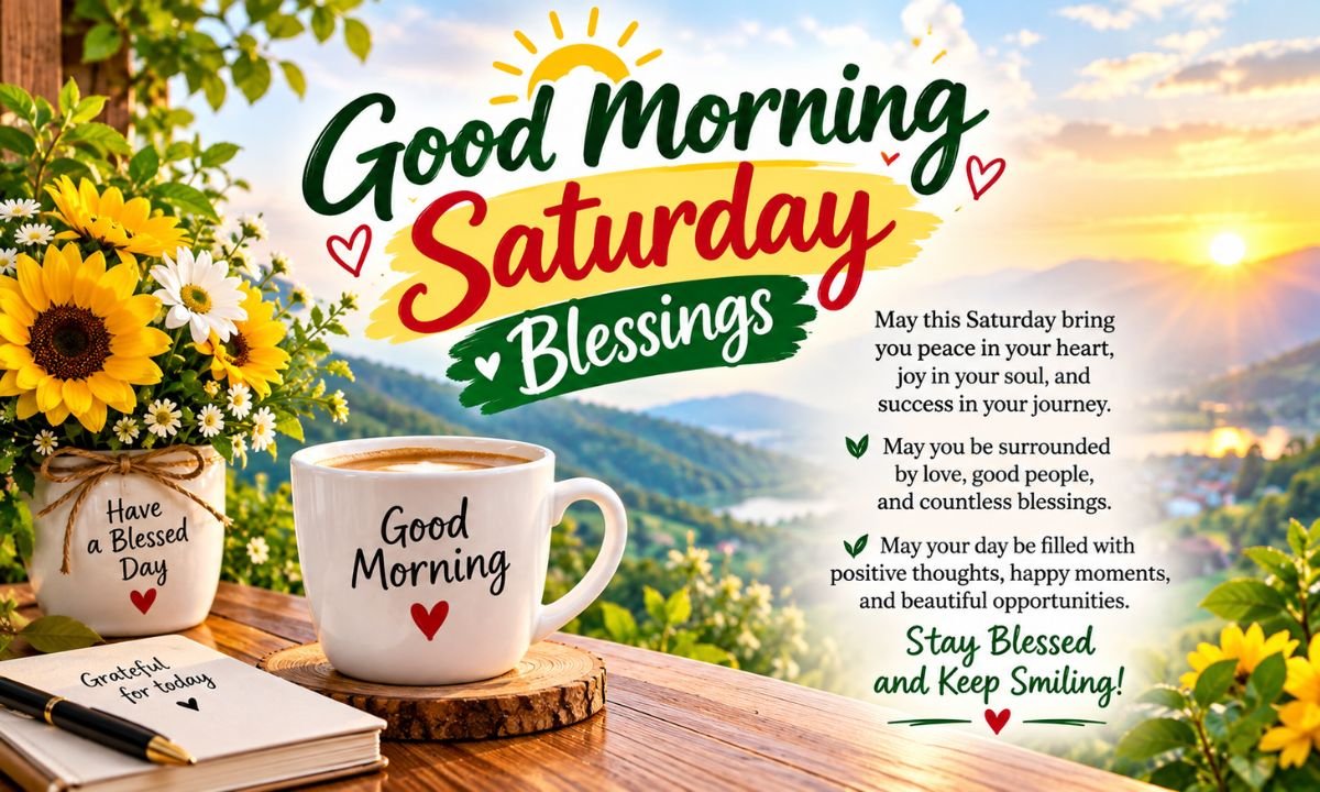 Good Morning Saturday Blessings