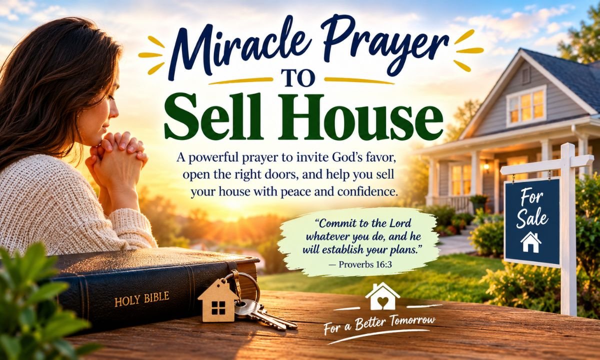 Miracle Prayer to Sell House