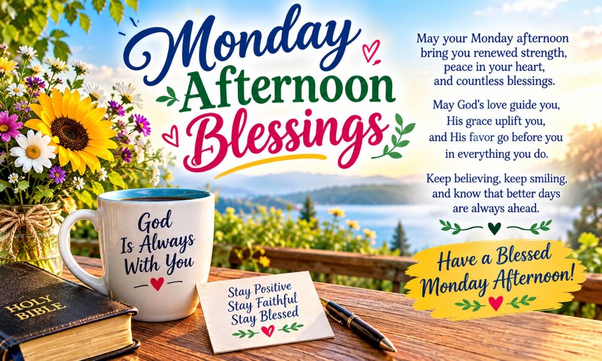 Monday Afternoon Blessings