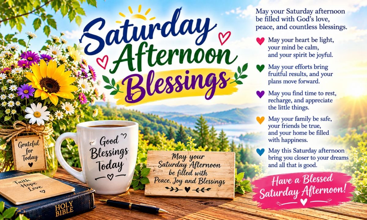Saturday Afternoon Blessings