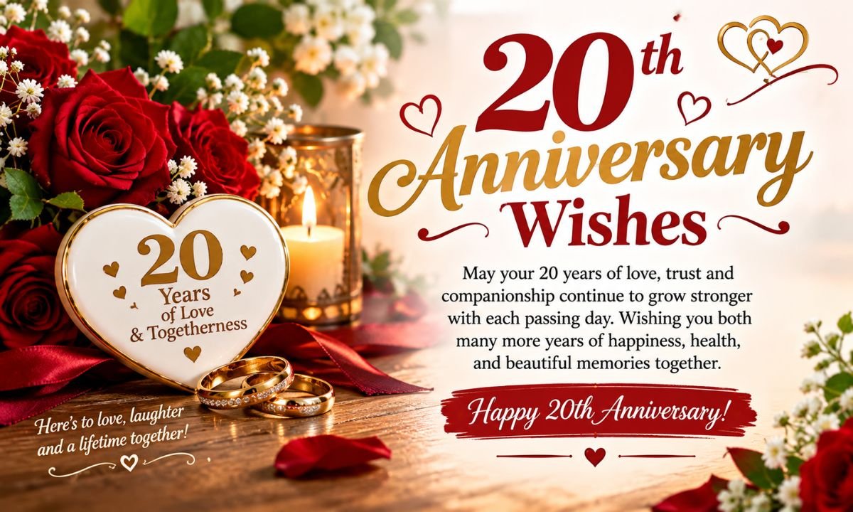 20th Anniversary Wishes