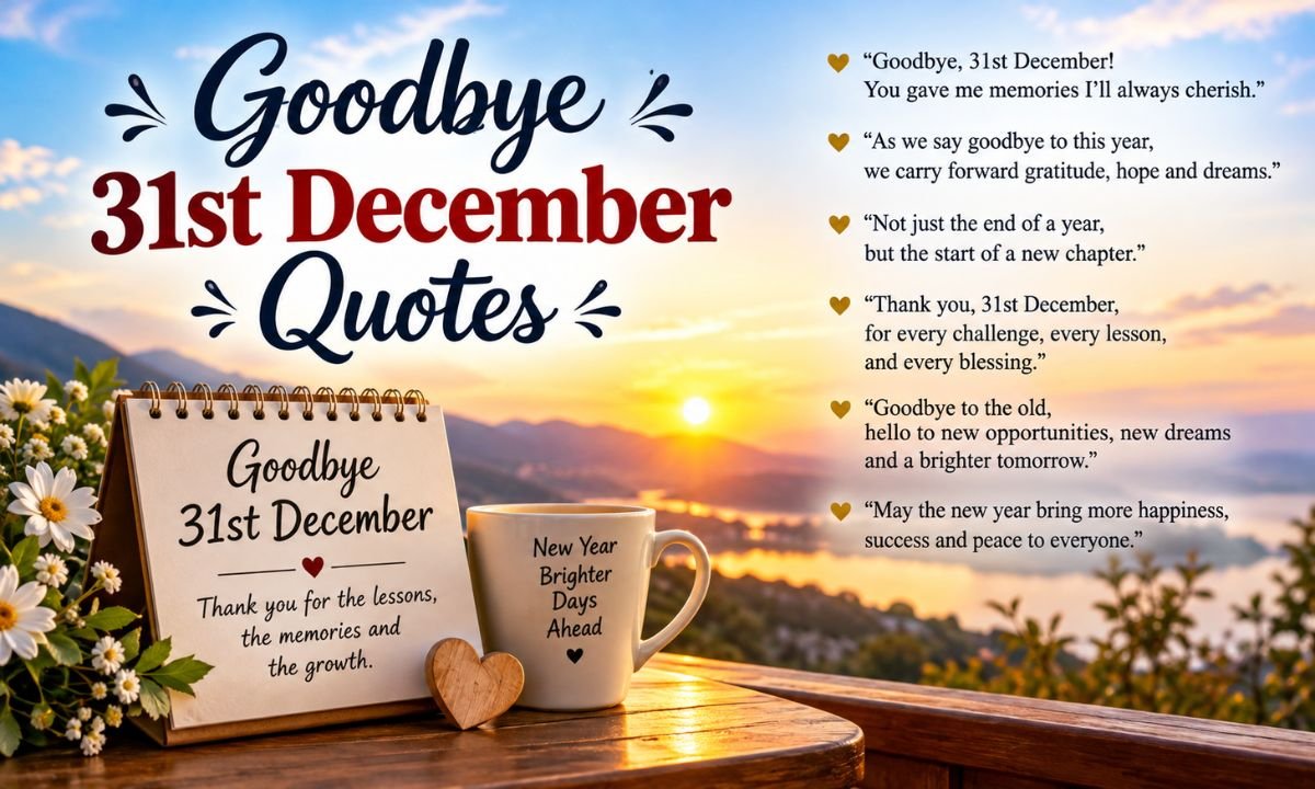 Goodbye 31st December Quotes